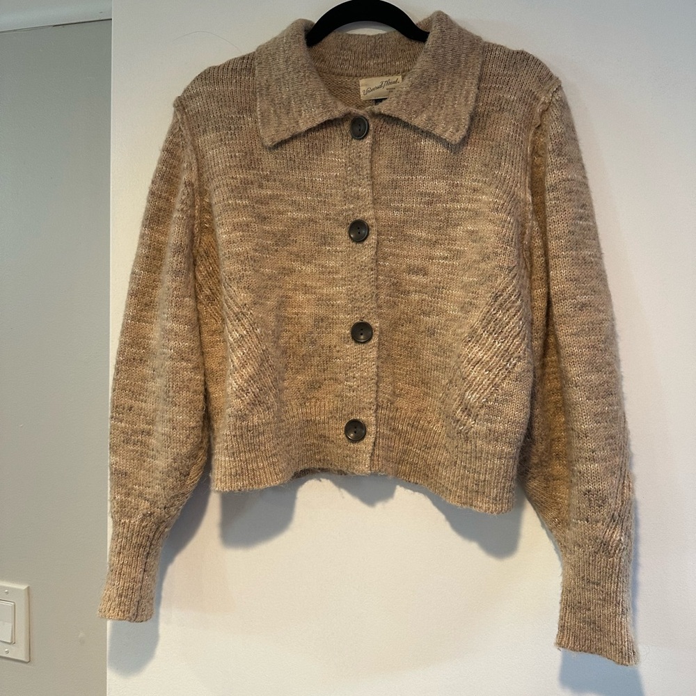 Cozy Collared Button-Up Cardigan